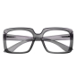 Preview: Doubleice reading glasses Flow grey, front